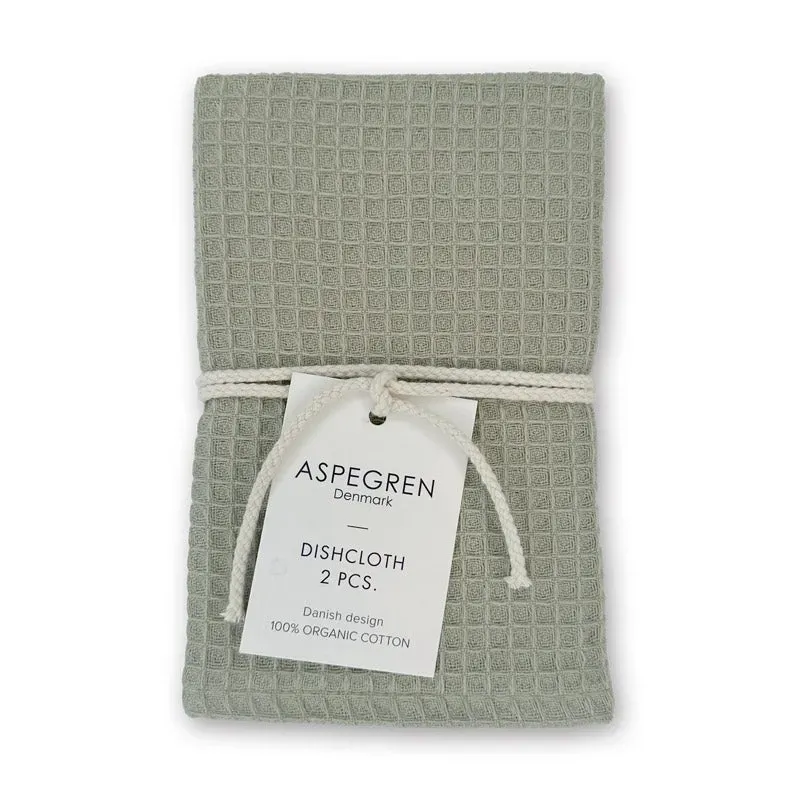 AspEgren North karklude Green Tea 30x35 cm 2 stk bomuld