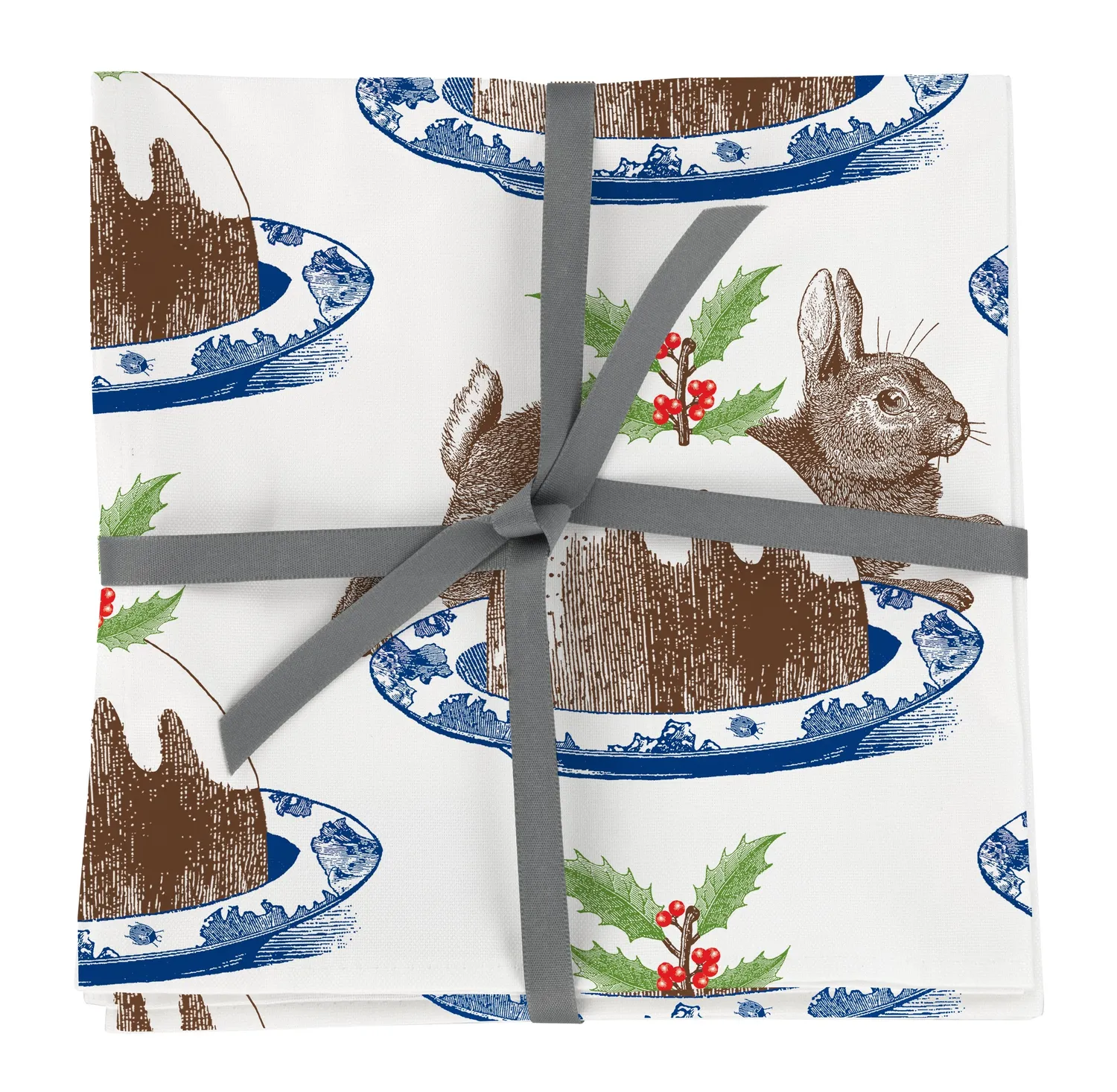 Thornback & Peel Christmas Pudding serviet 45x45 bomuld