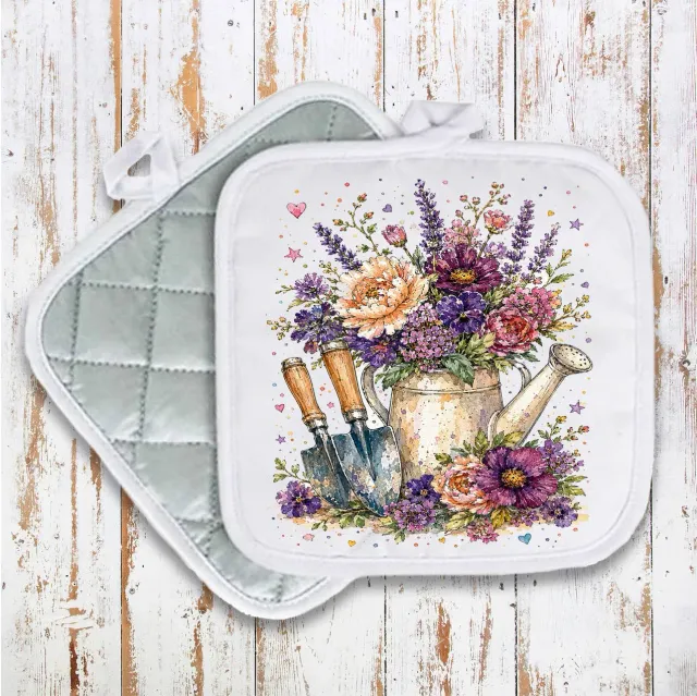 Avery Lane Gifts Watering Can grydelap quiltet bomuld