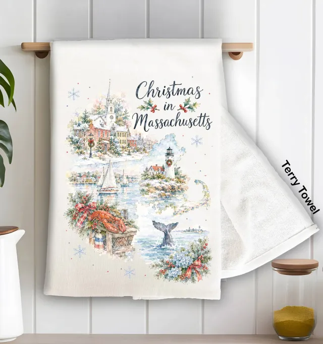 Avery Lane Gifts Christmas Massachusetts viskestykke terry