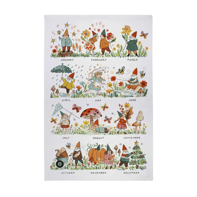 Ulster Weavers Gnome for the Holidays viskestykke jul multi
