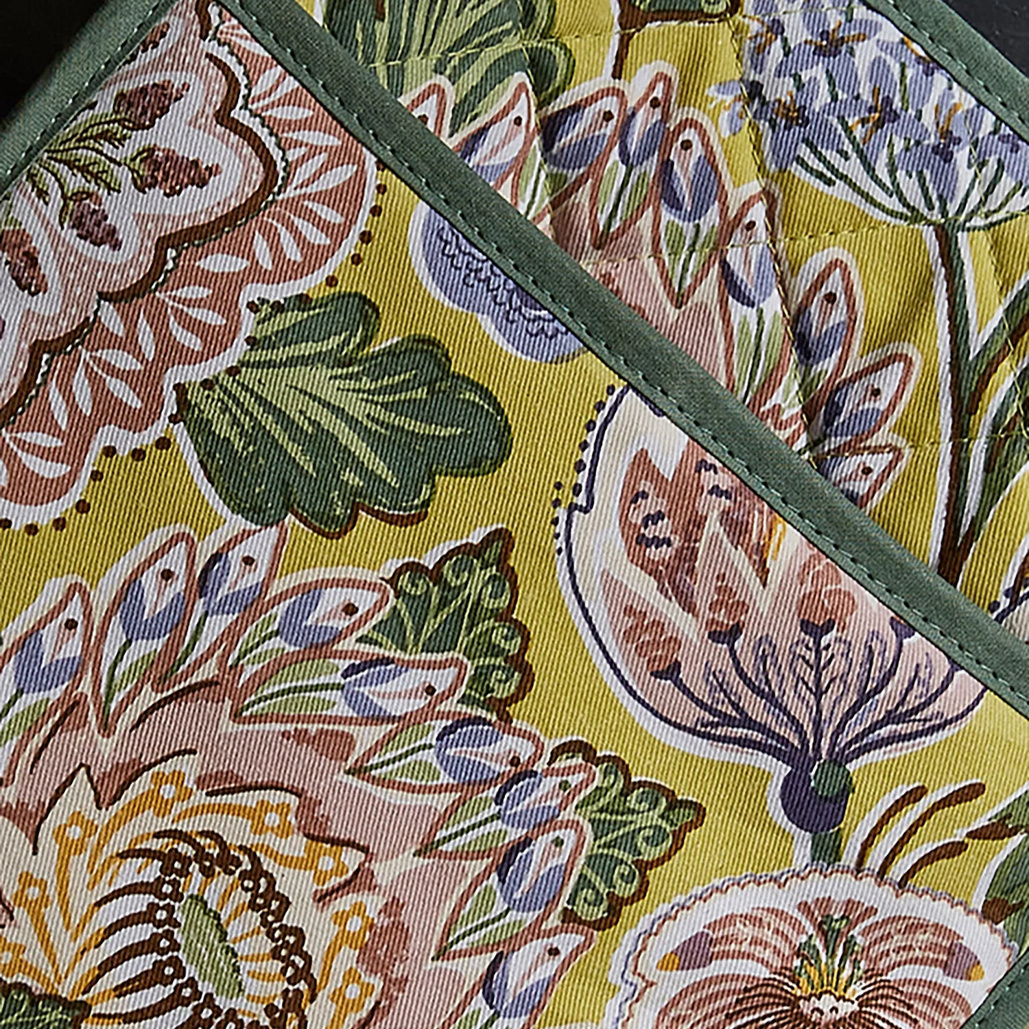 Ulster Weavers Emmeline grydelap grøn 21x21 cm