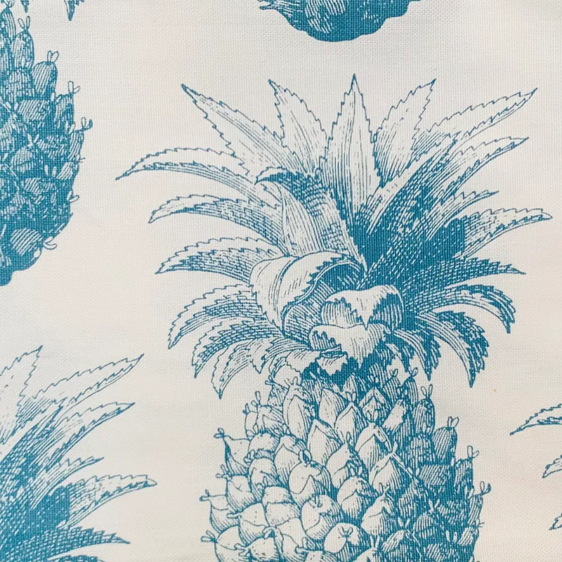 Thornback & Peel Pineapple viskestykke blå ananas bomuld