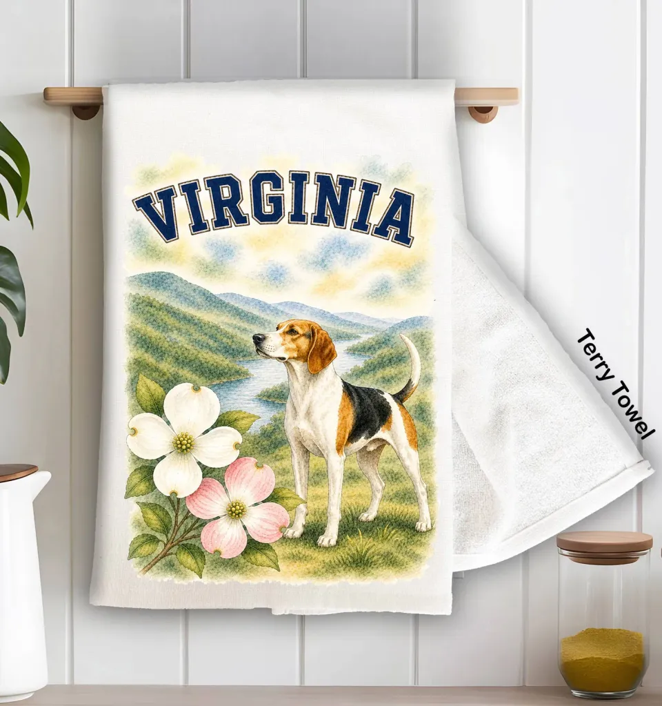 Avery Lane Gifts Virginia viskestykke bomuld 71x46 cm