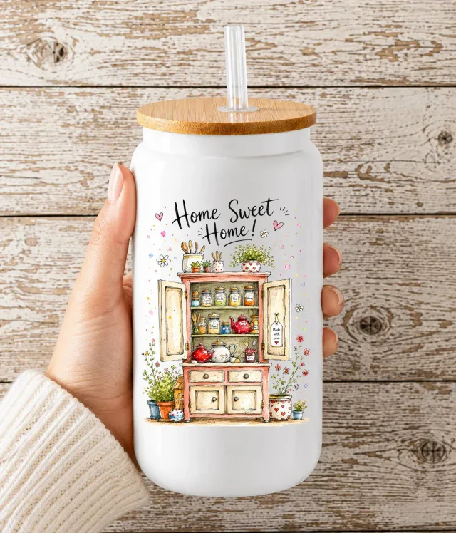 Avery Lane Gifts Country Cabinet Home Sweet Home drikkeglas 47 cl