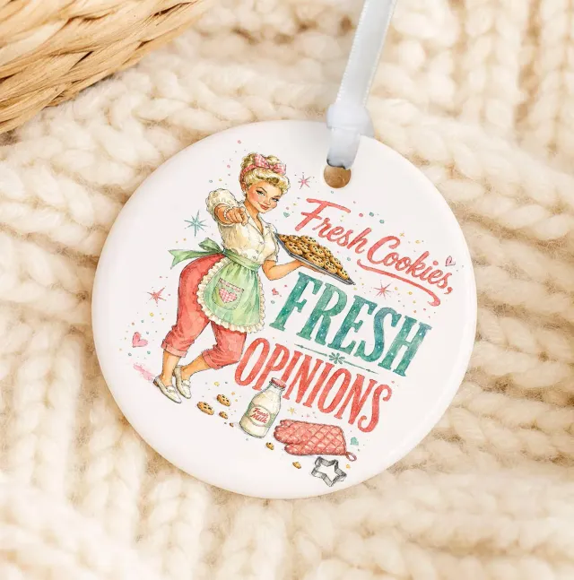 Avery Lane Gifts Funny Fresh Cookies Fresh Opinions julepynt 7,6 cm