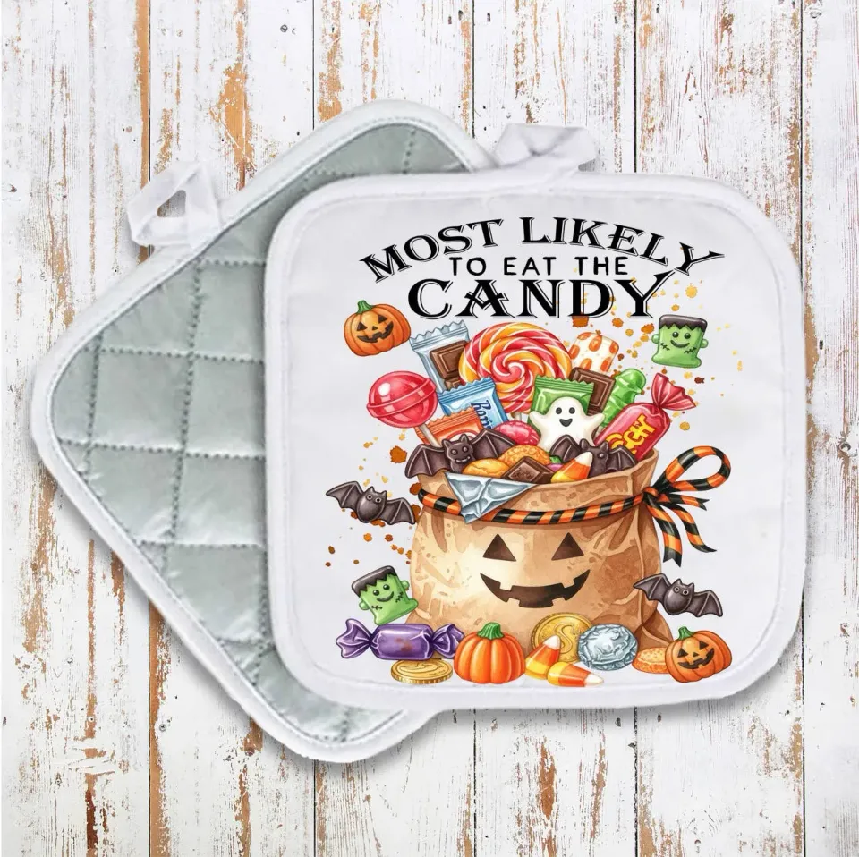 Avery Lane Gifts Halloween Candy grydelap 20x20cm bomuld