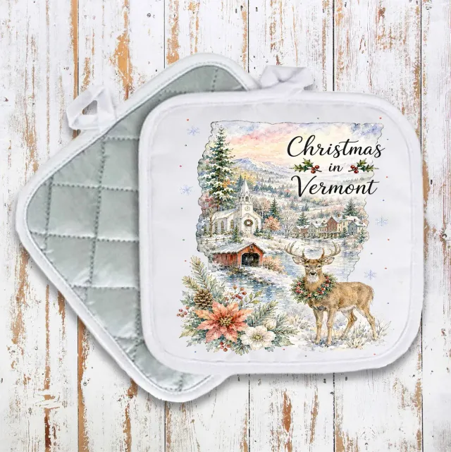 Avery Lane Christmas Vermont grydelap bomuld 20x20 cm kort