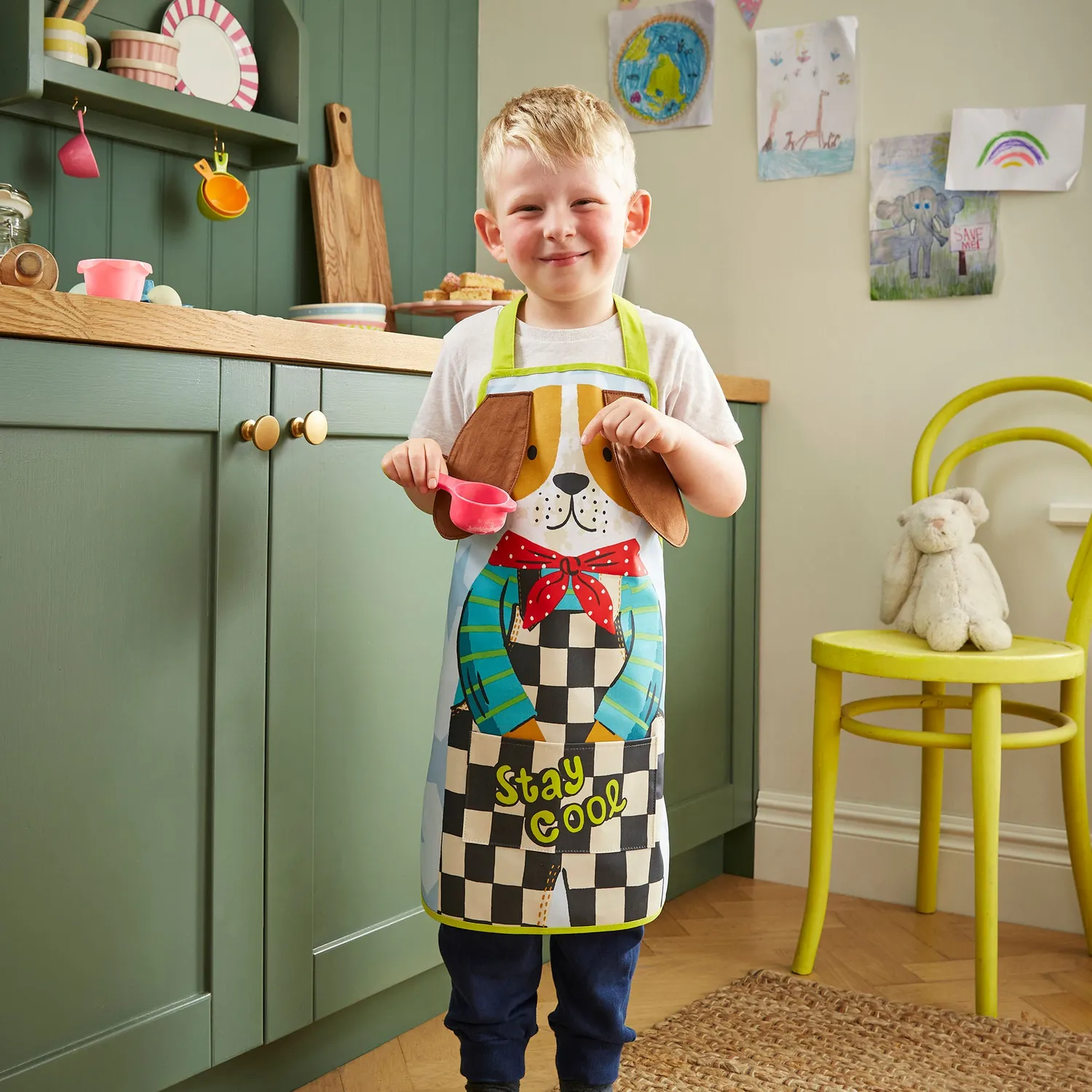 Ulster Weavers Dexter Dog børneforklæde flerfarvet PVC