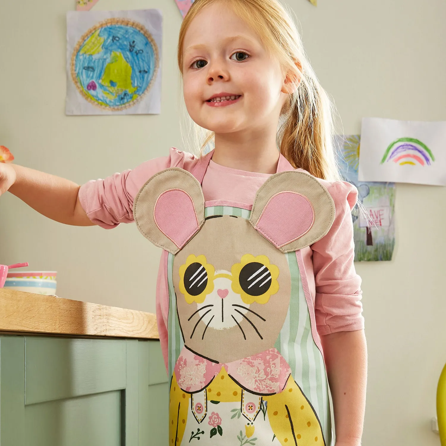 Ulster Weavers Maisy Mouse børneforklæde flerfarvet 57x42 cm
