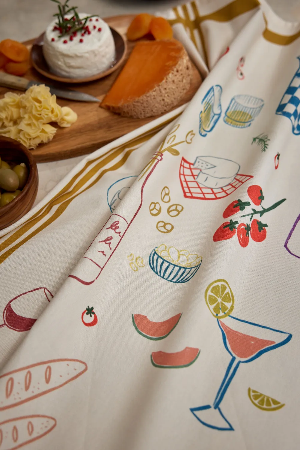 Coucke Aperitif Dinner viskestykke hvid 50x75 cm