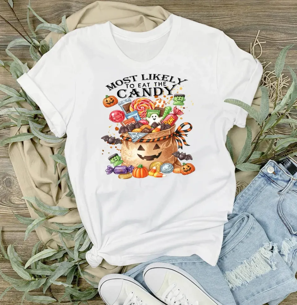 Avery Lane Gifts Halloween T-shirt hvid bomuld Most Likely