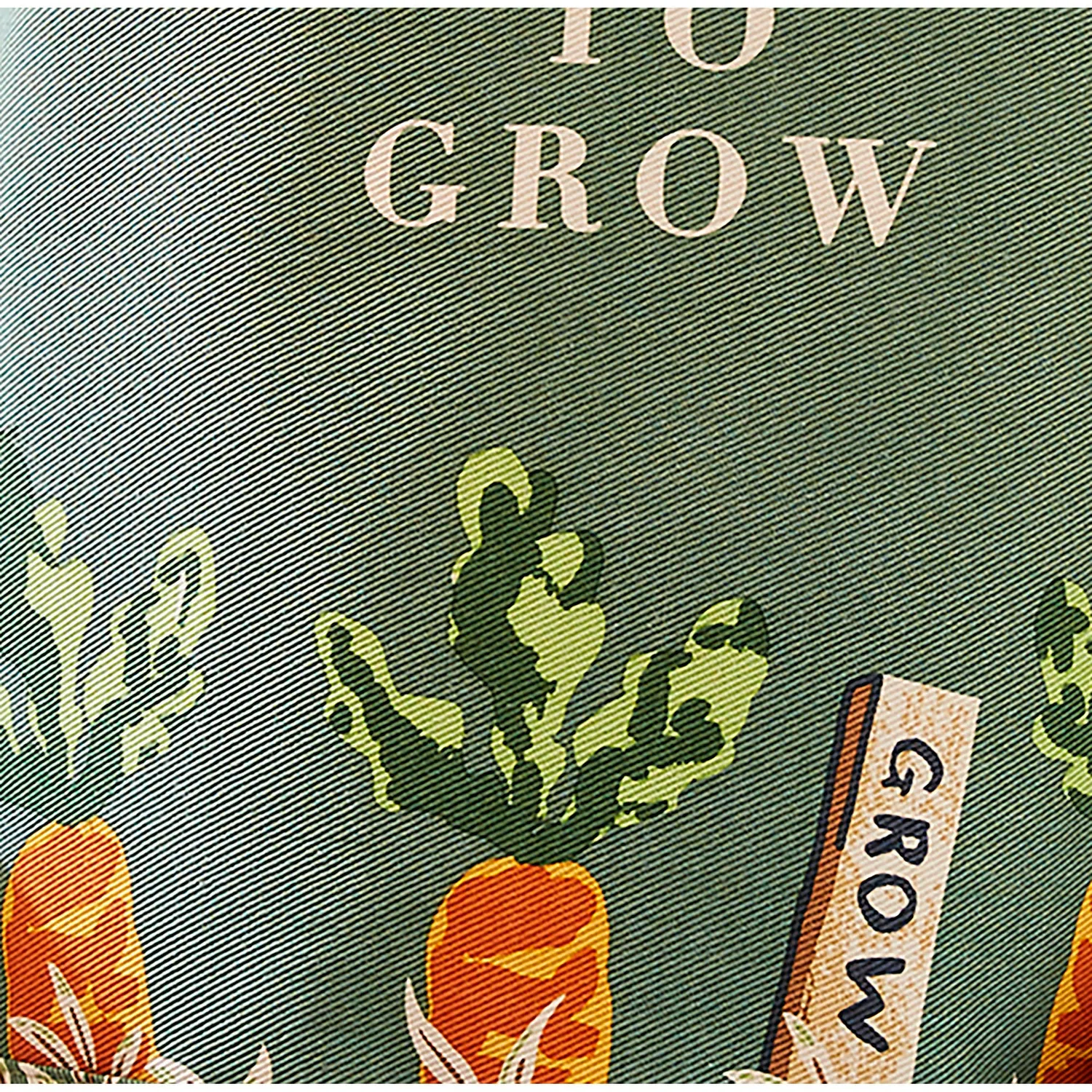 Ulster Weavers Time to Grow forklæde grøn bomuld lomme
