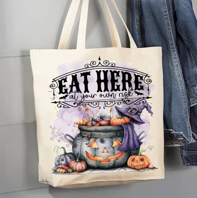Avery Lane Gifts Halloween mulepose 41 cm bomuldslærred