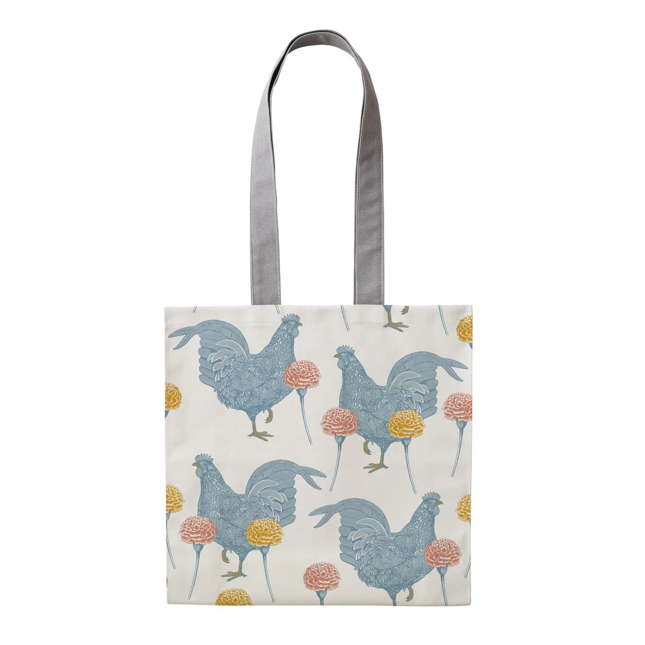 Thornback & Peel Chicken & Carnation mulepose canvas