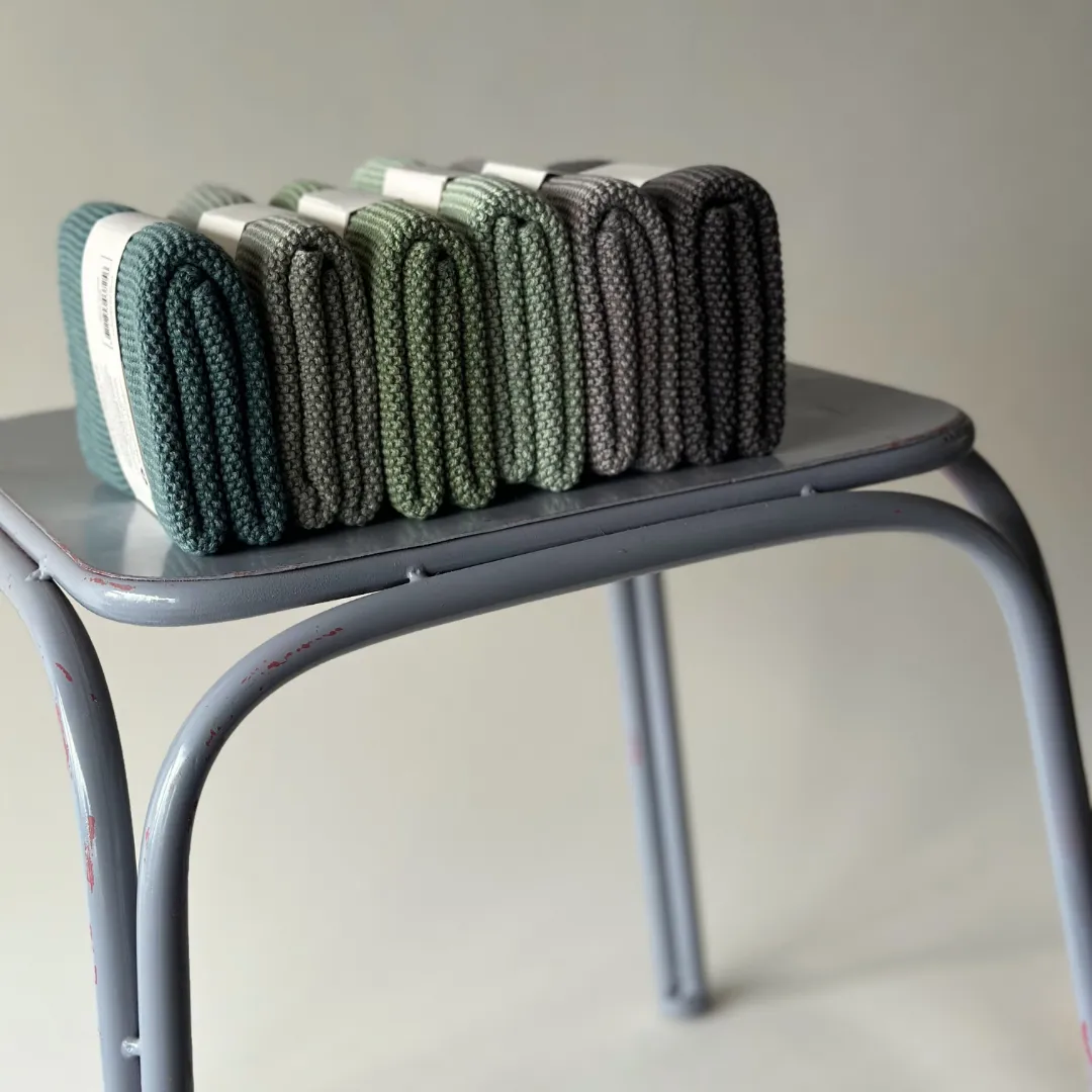 AspEgren Solid køkkenhåndklæde Steel Gray 40x50