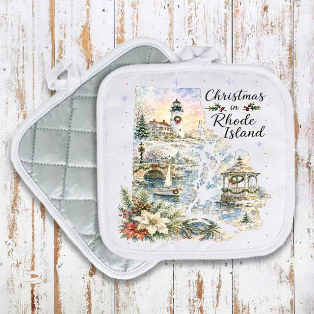 Avery Lane Gifts Christmas Rhode Island grydelap 20x20 cm bomuld
