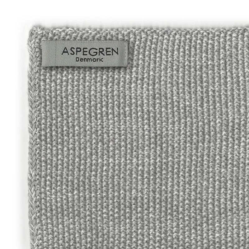 AspEgren Blend Gray strikkede karklude 2 stk 26x26