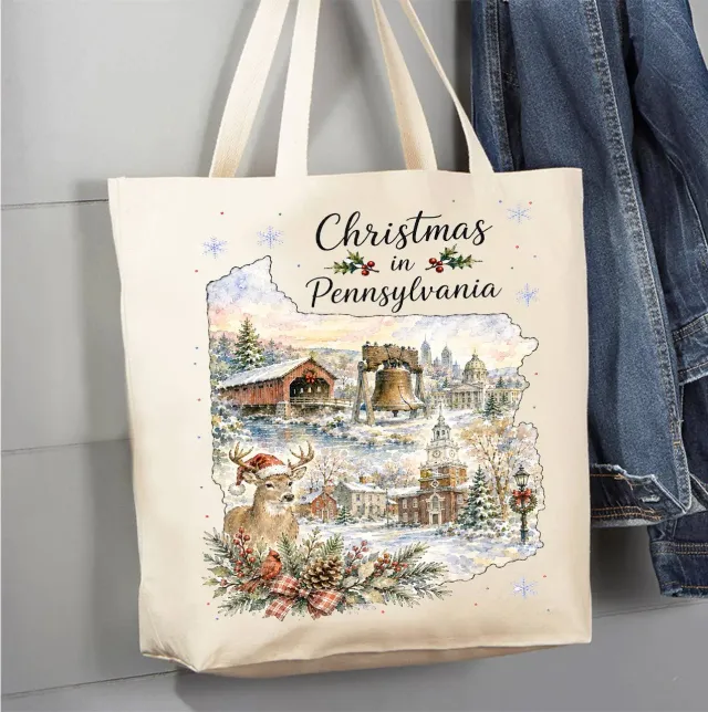 Avery Lane Gifts Christmas Pennsylvania mulepose 40x38 cm bomuld