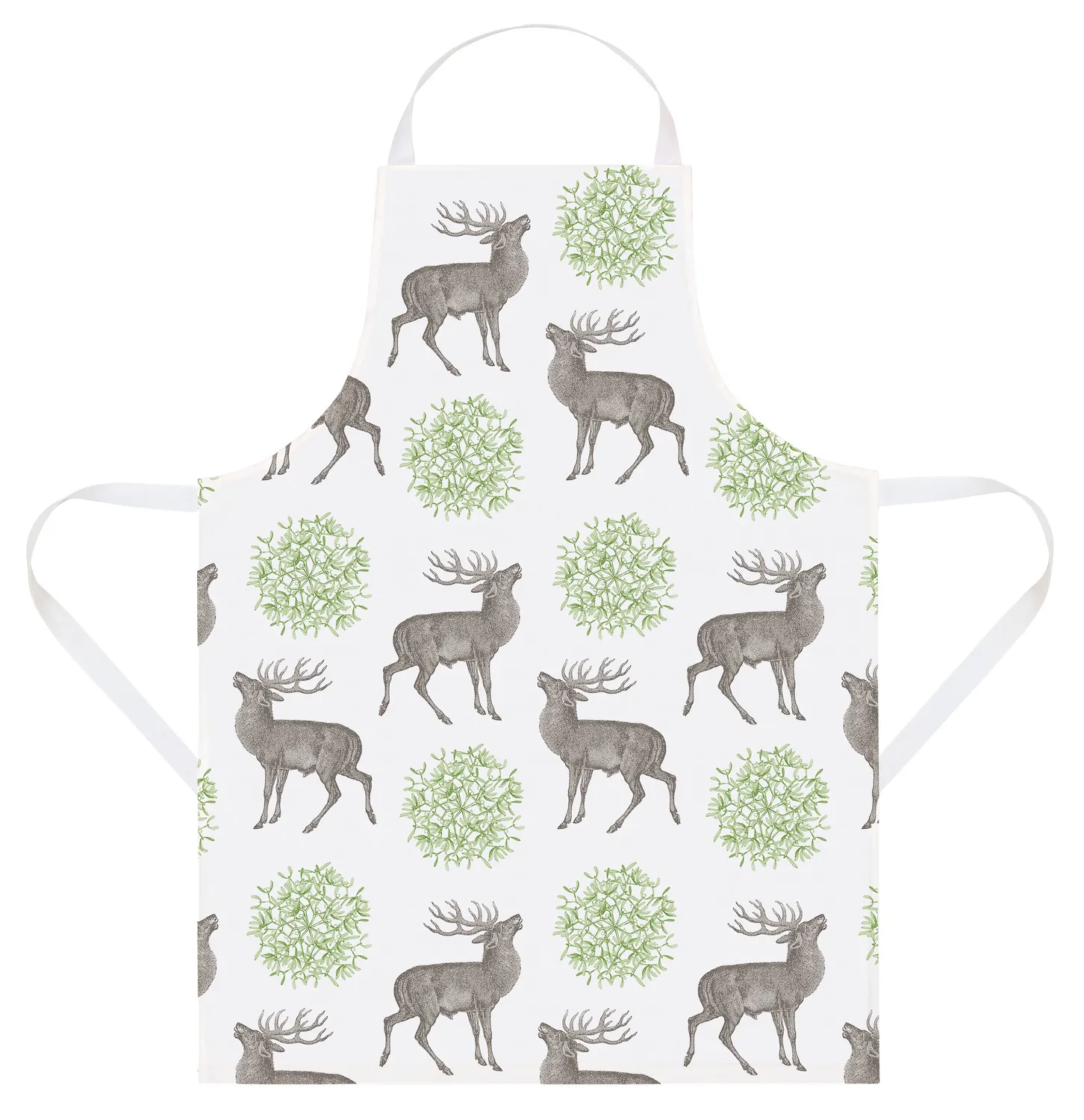 Thornback & Peel Stag & Mistletoe forklæde jul 60x80