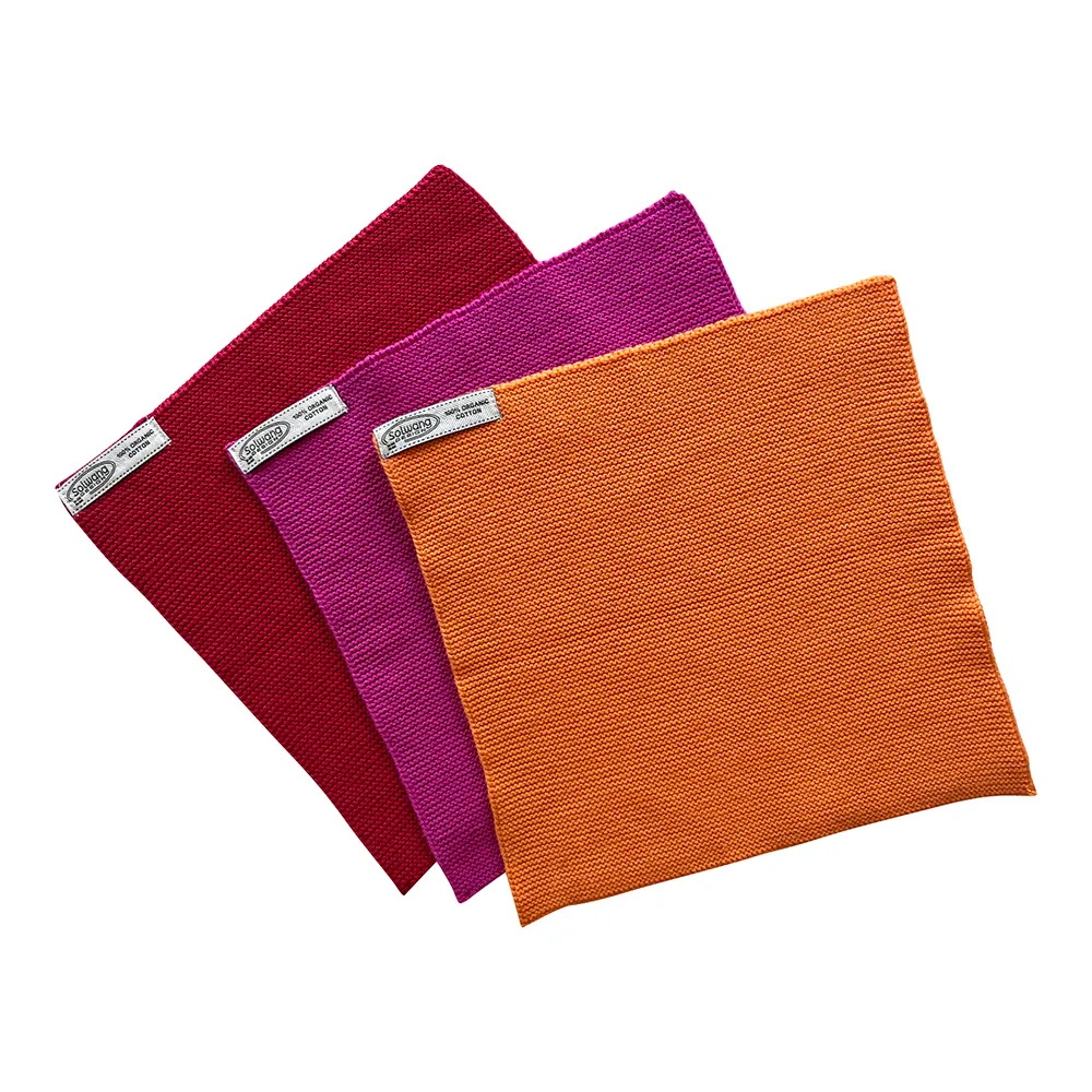 Solwang karklude 3 stk orange pink rød økologisk