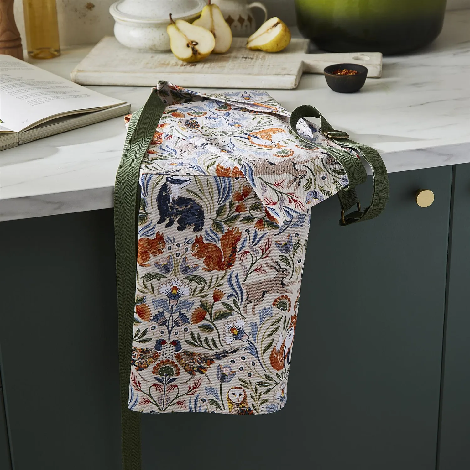 Ulster Weavers Blackthorn forklæde beige 100% bomuld