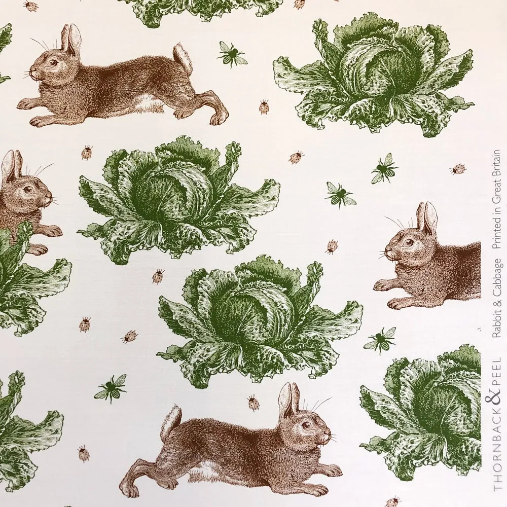 Thornback & Peel Rabbit & Cabbage stofprøve oyster hør