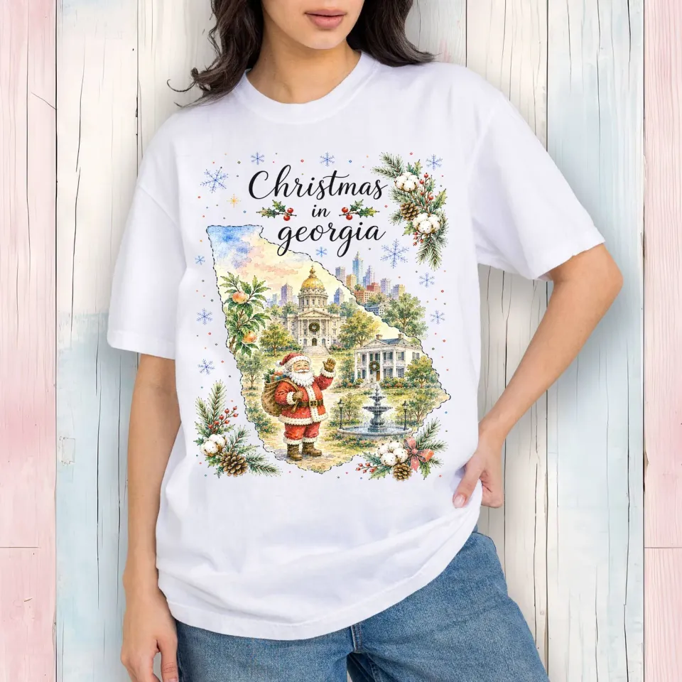 Avery Lane Gifts Georgia T-shirt hvid bomuld