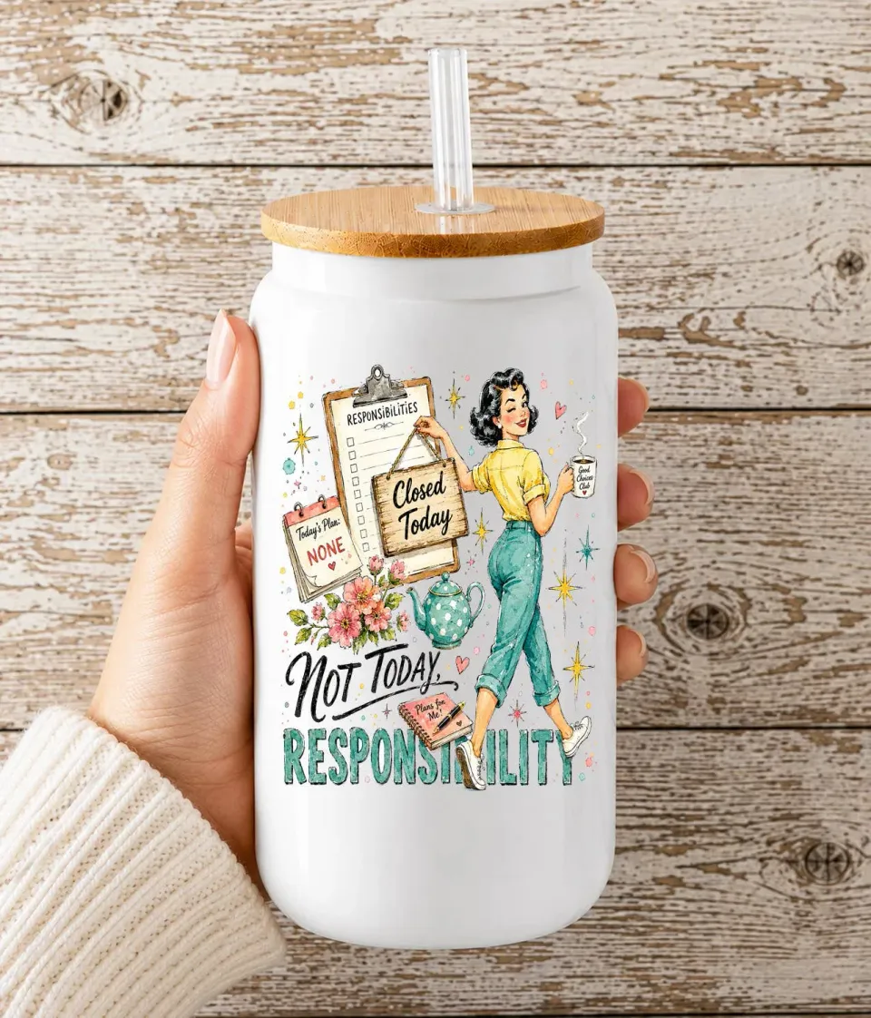 Avery Lane Gifts Housewives Not Today drikkeglas 473 ml hvidt