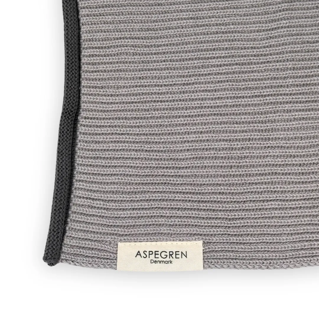 AspEgren Ripple Dove karklud 26x26 cm økologisk bomuld