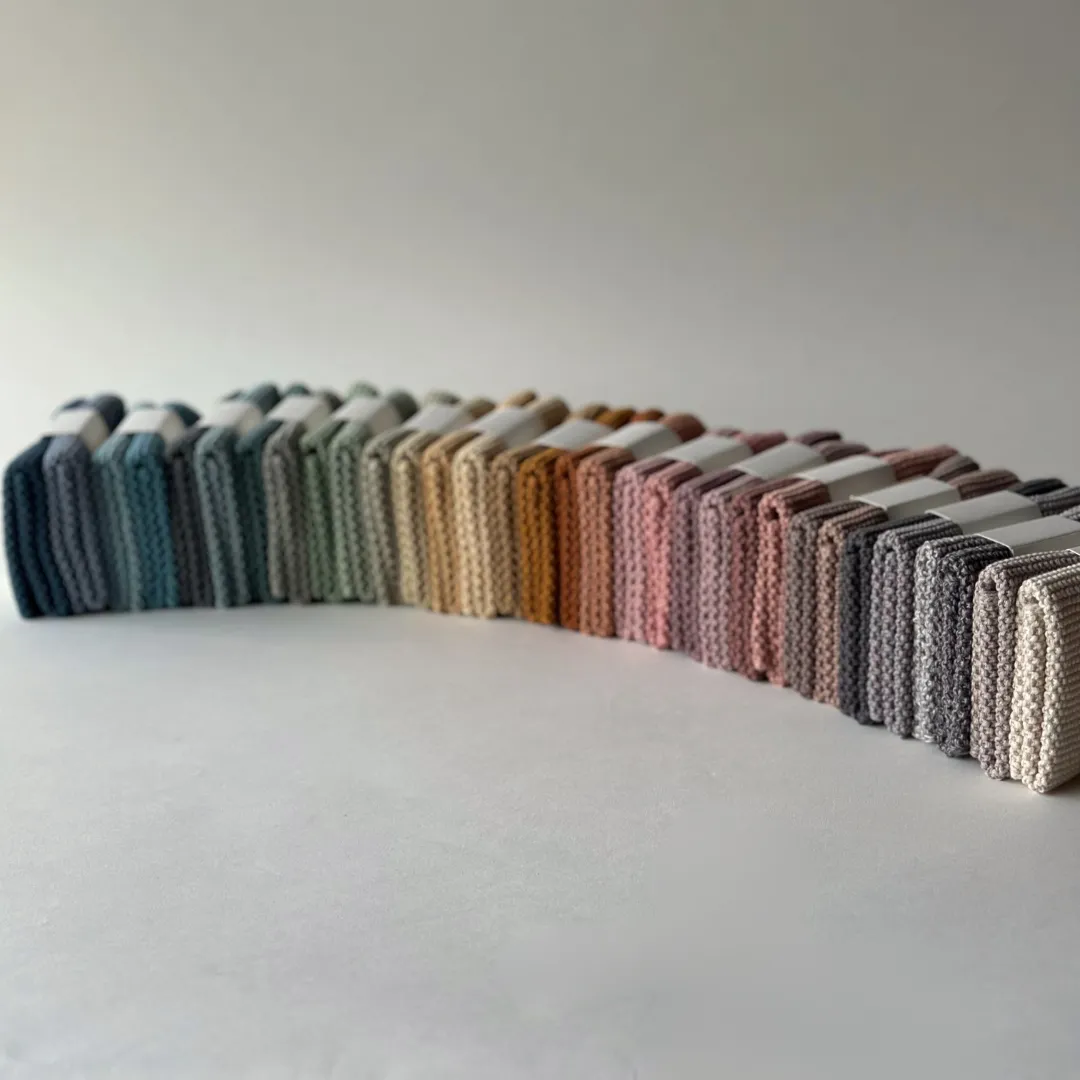 AspEgren Solid karklud 26x26 cm aqua 2 stk økologisk