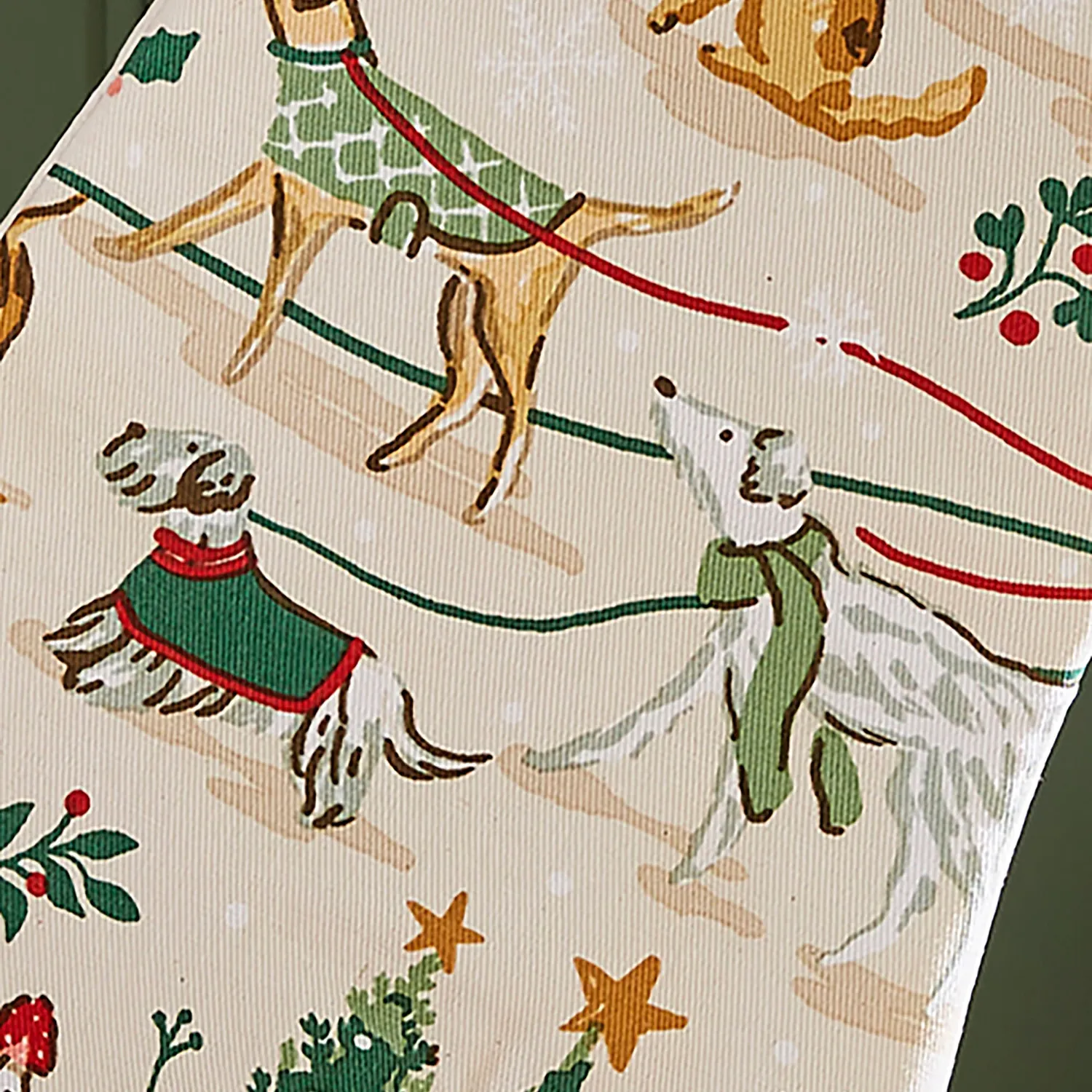 Ulster Weavers Winter Walkies ovnhandske beige lang bomuld