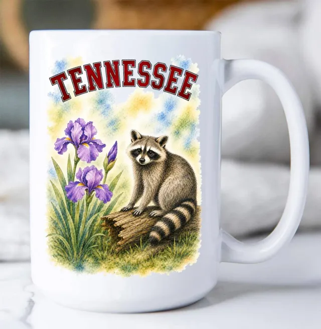 Avery Lane Gifts Tennessee State Bird krus 443 ml statskort