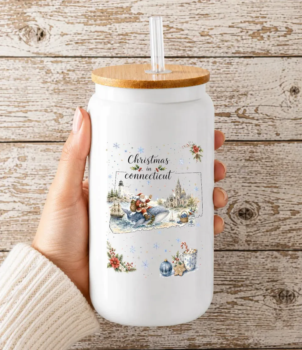 Avery Lane Gifts Christmas Connecticut drikkeglas 473 ml