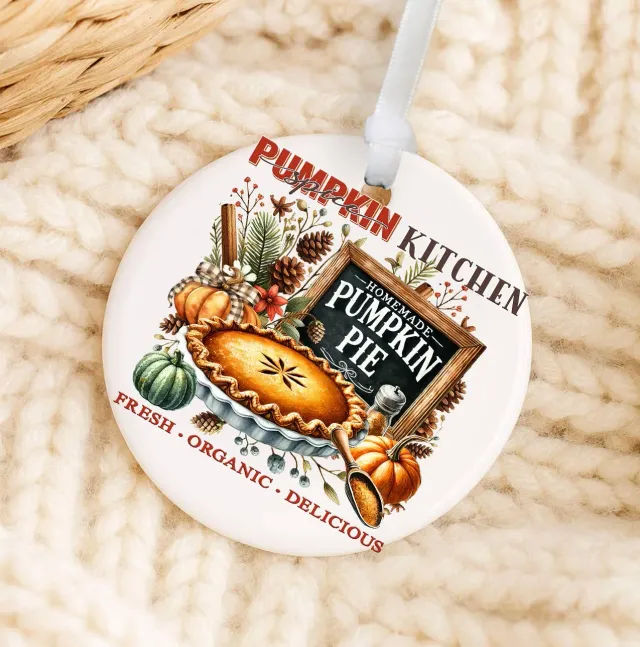 Avery Lane Gifts Pumpkin Pie ornament porcelæn 7,6 cm