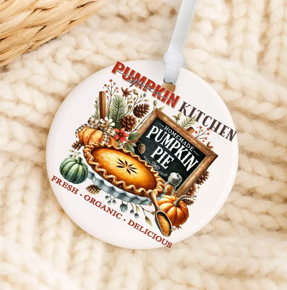 Avery Lane Gifts Pumpkin Pie ornament porcelæn 7,6 cm