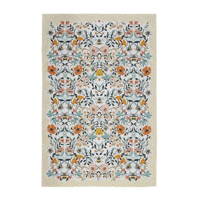 Ulster Weavers Bee Bloom viskestykke flerfarvet bomuld
