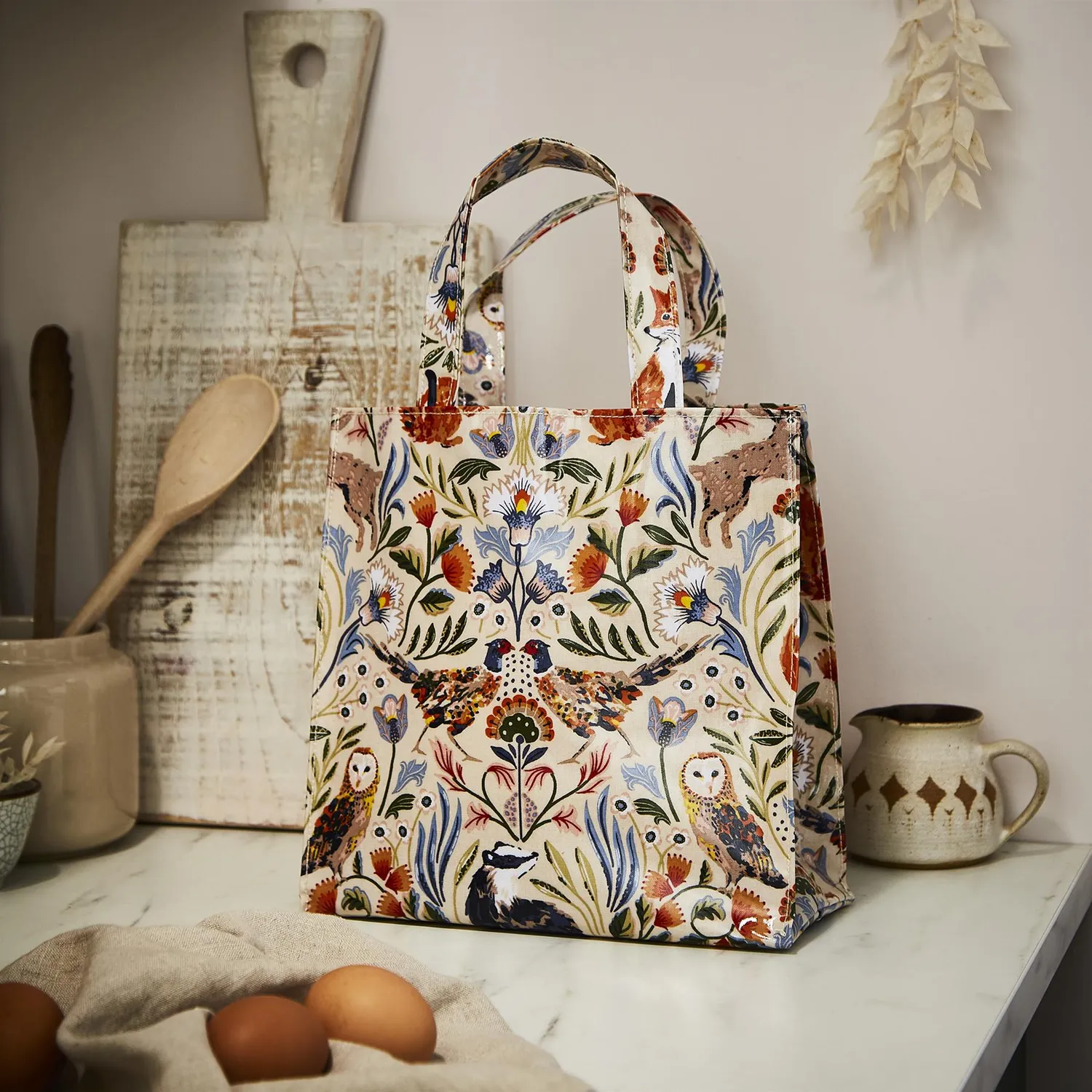 Ulster Weavers Blackthorn shopper beige PVC 25x25 lille