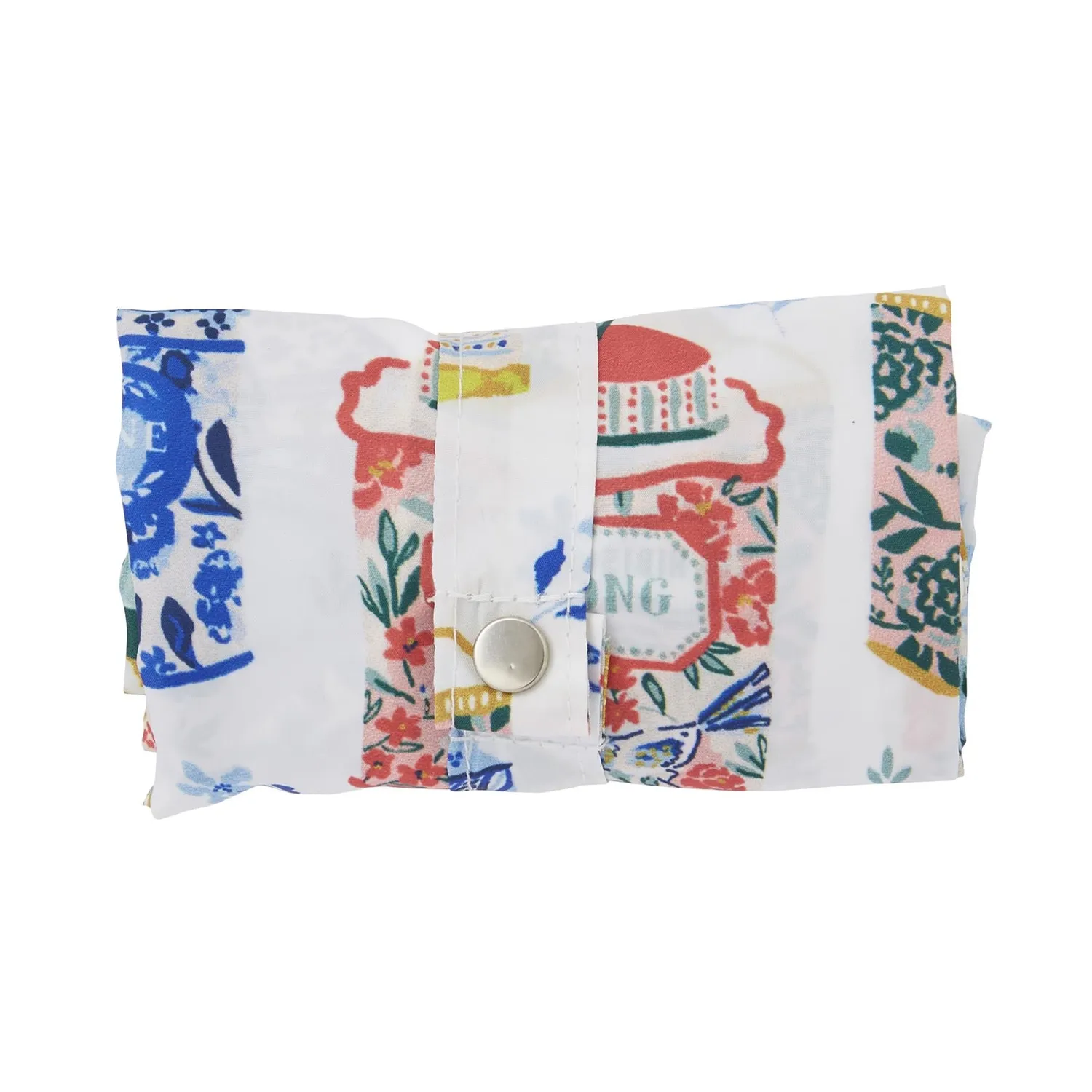Ulster Weavers Tea Tins Foldable Tote Bag Medium mulepose multicolour