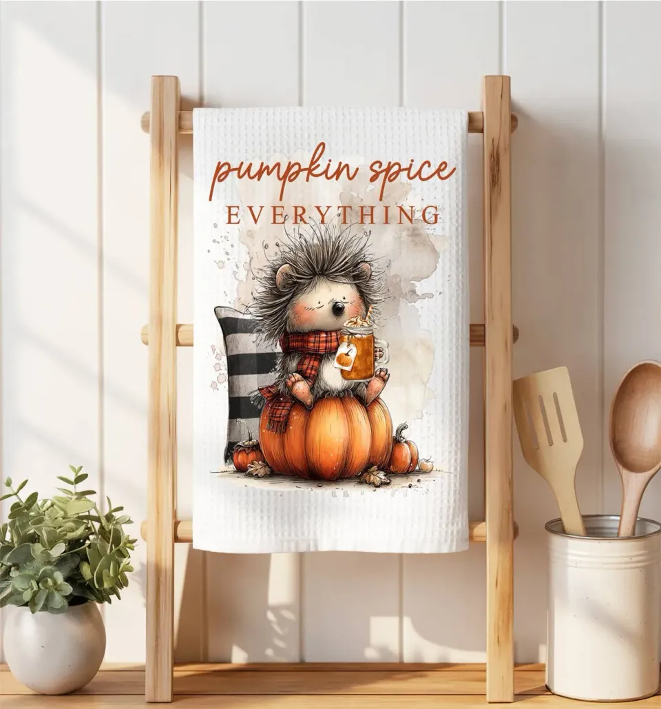 Avery Lane Gifts Pumpkin Spice vaffelklud mikrofiber 40x35 cm