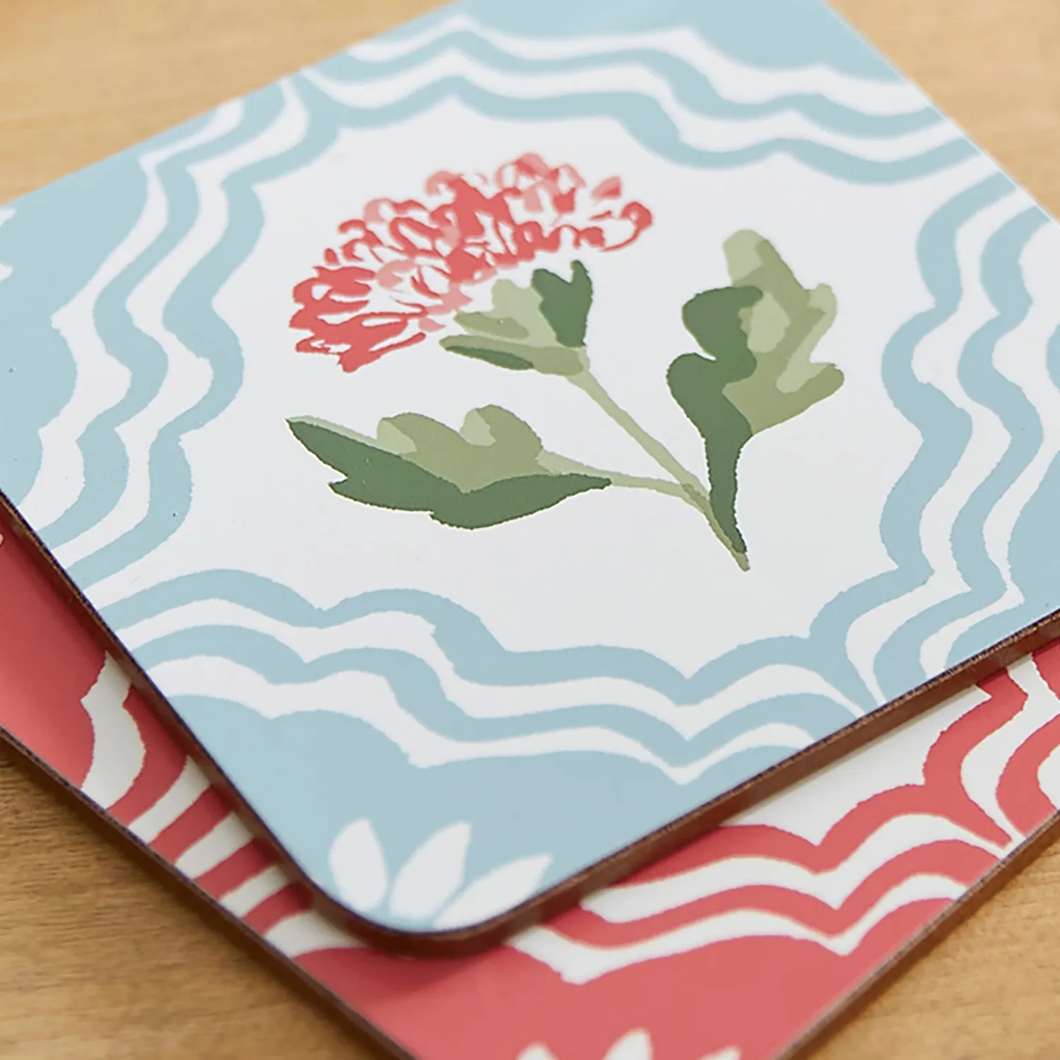 Ulster Weavers Boho Floral bordskånere 4-pak flerfarvet kork