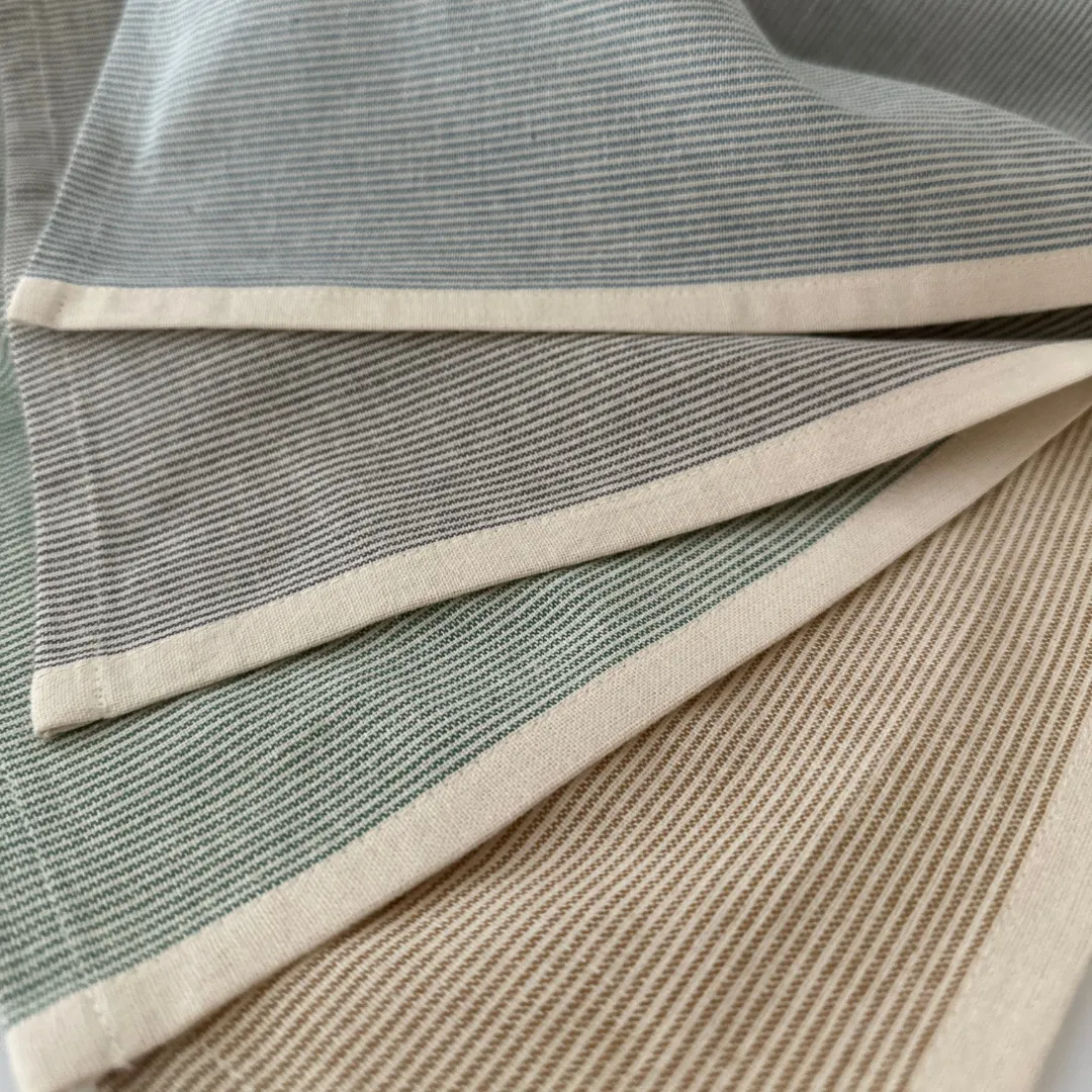 AspEgren Pinstripe viskestykke sprinklake 50x70 cm økologisk