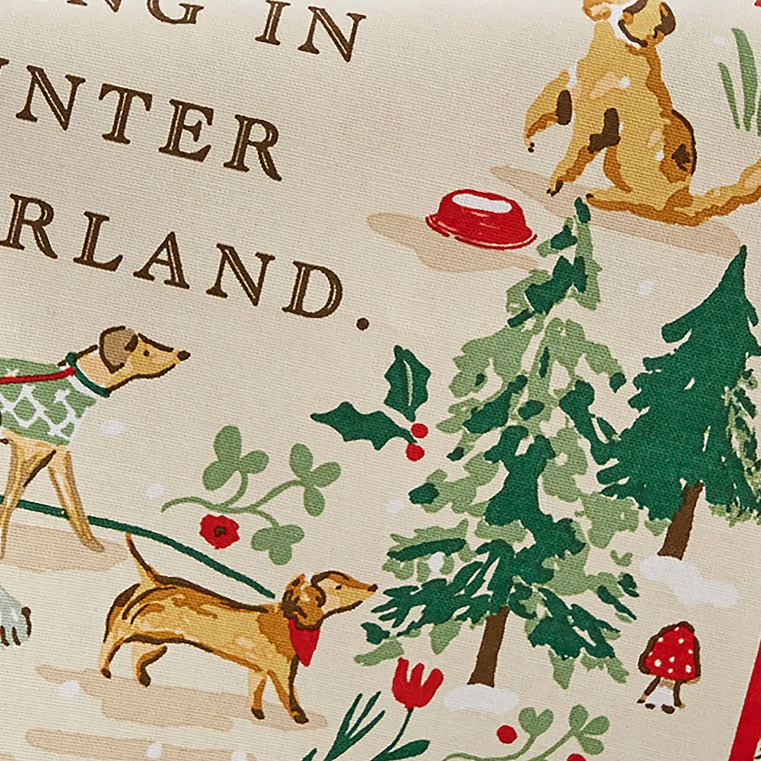 Ulster Weavers Winter Walkies viskestykke beige bomuld
