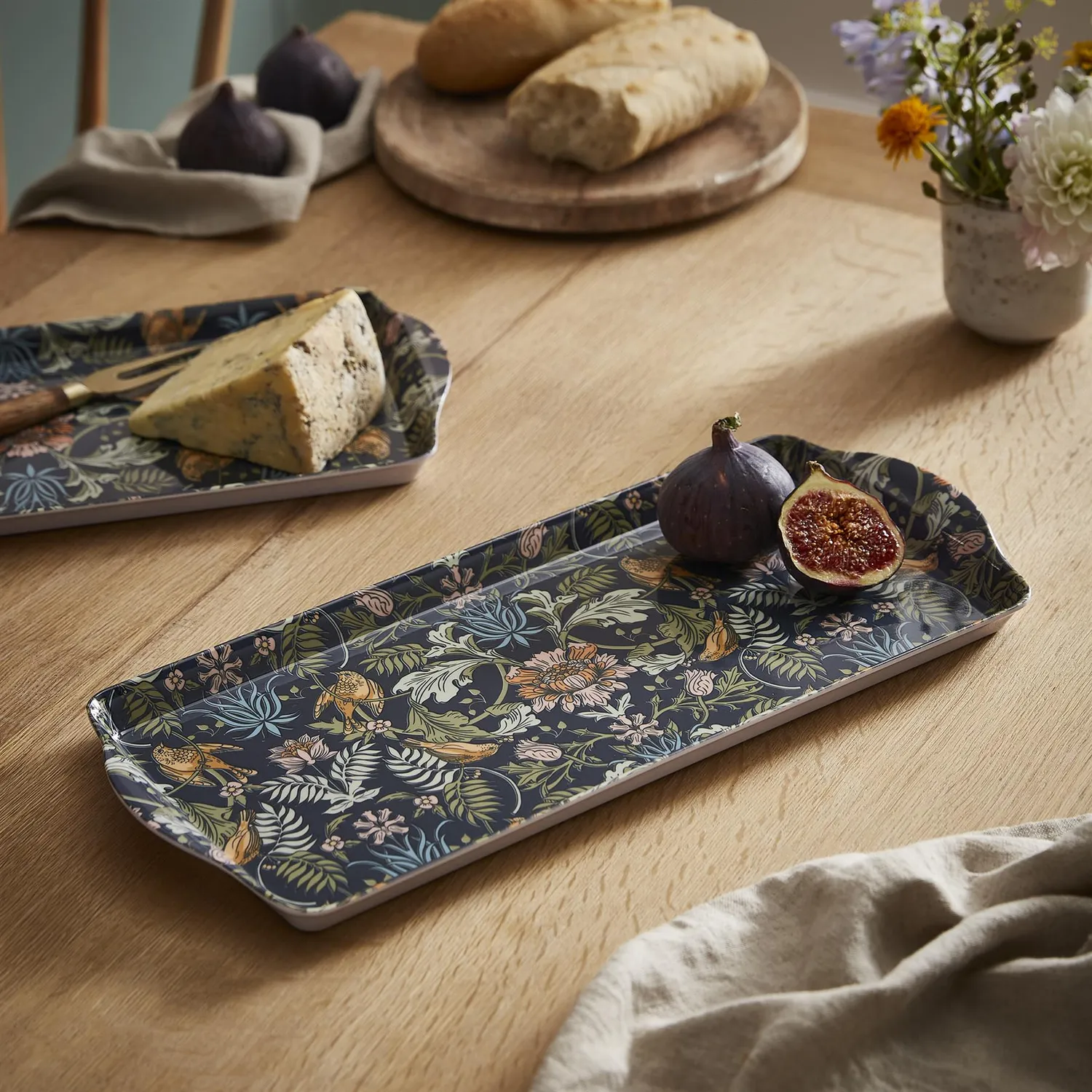 Ulster Weavers Finch & Flower bakke 39x17cm navy