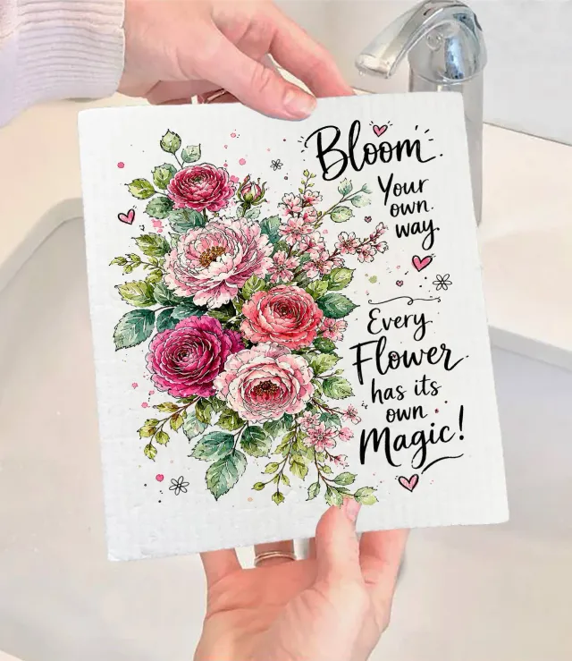 Avery Lane Gifts Bloom Roses karklud svensk 17x20 cm akvarel