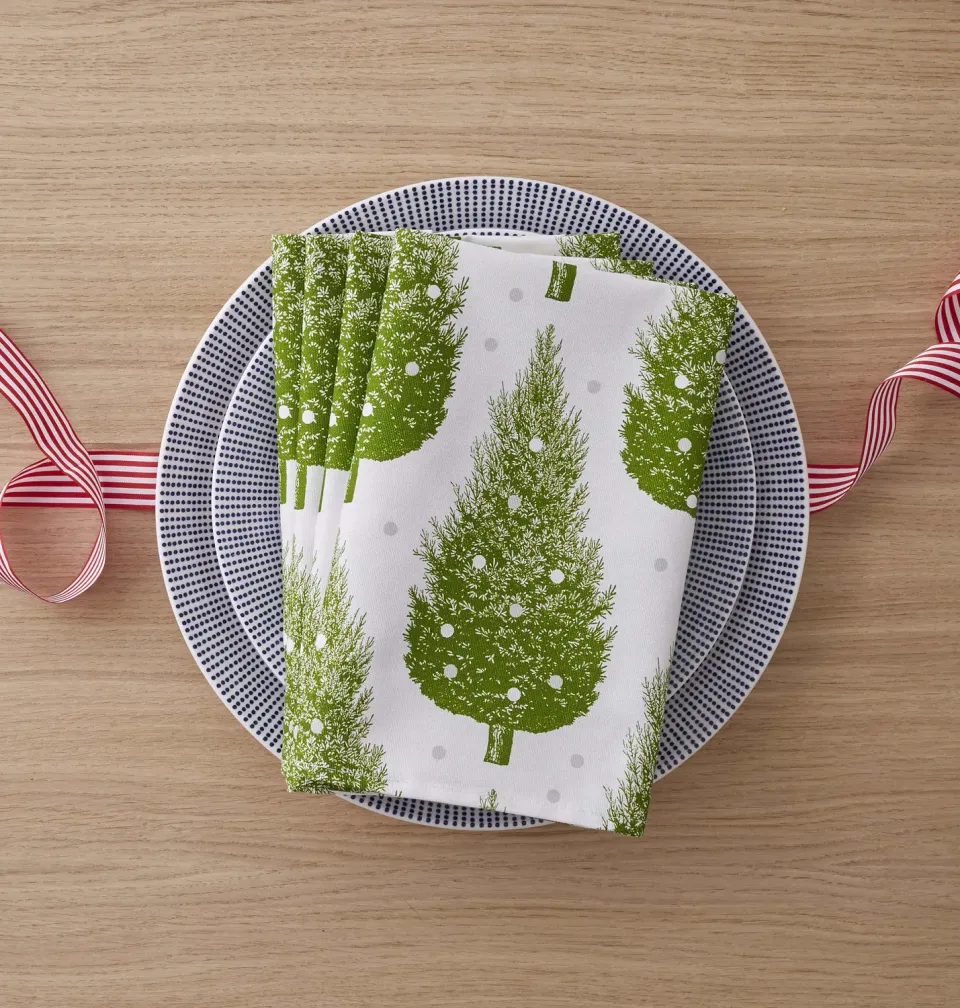 Thornback & Peel Christmas Tree stofserviet 45 cm bomuld