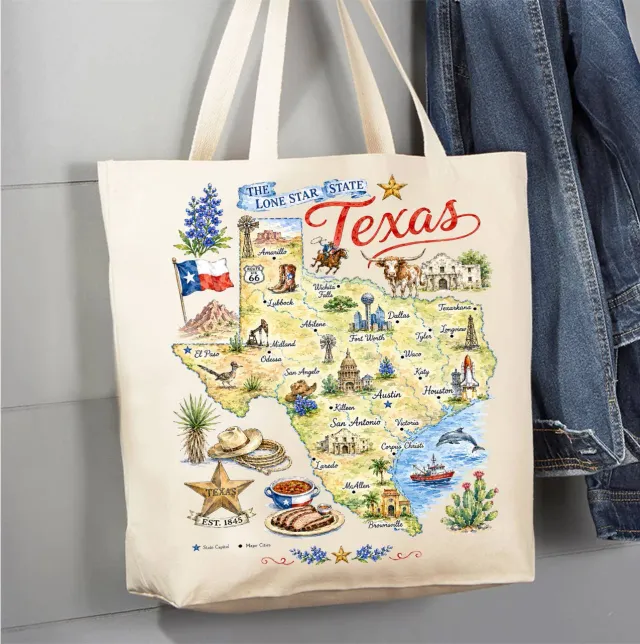 Avery Lane Gifts Texas Mulepose bomuld 41x38cm