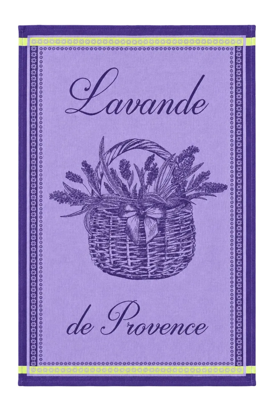Coucke Lavendel viskestykke 50x75 cm lilla 100% bomuld