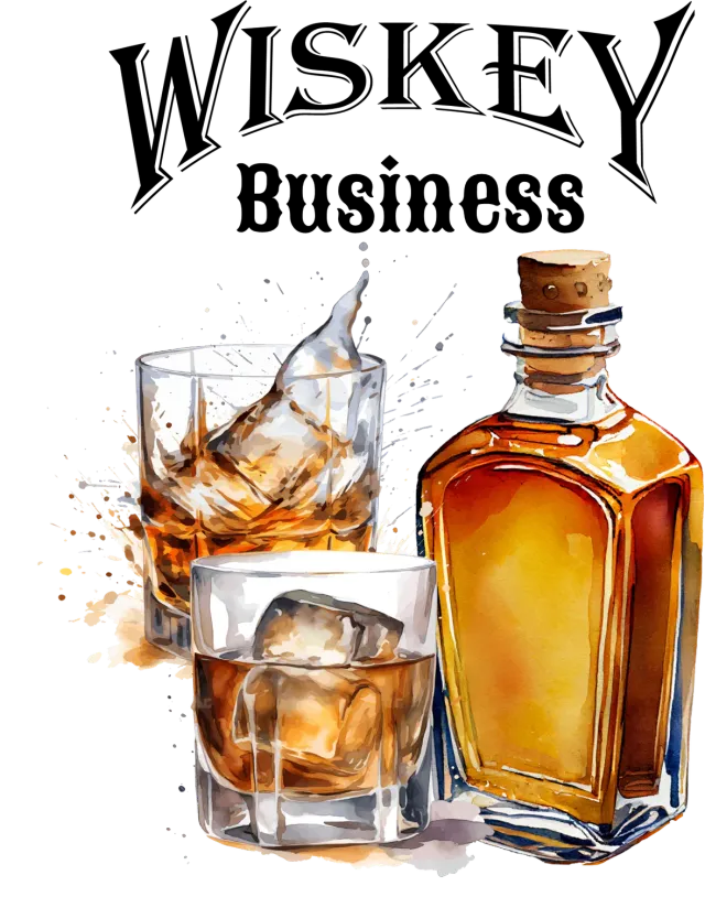 Avery Lane Gifts Whiskey Business t-shirt sjov tekst bomuld