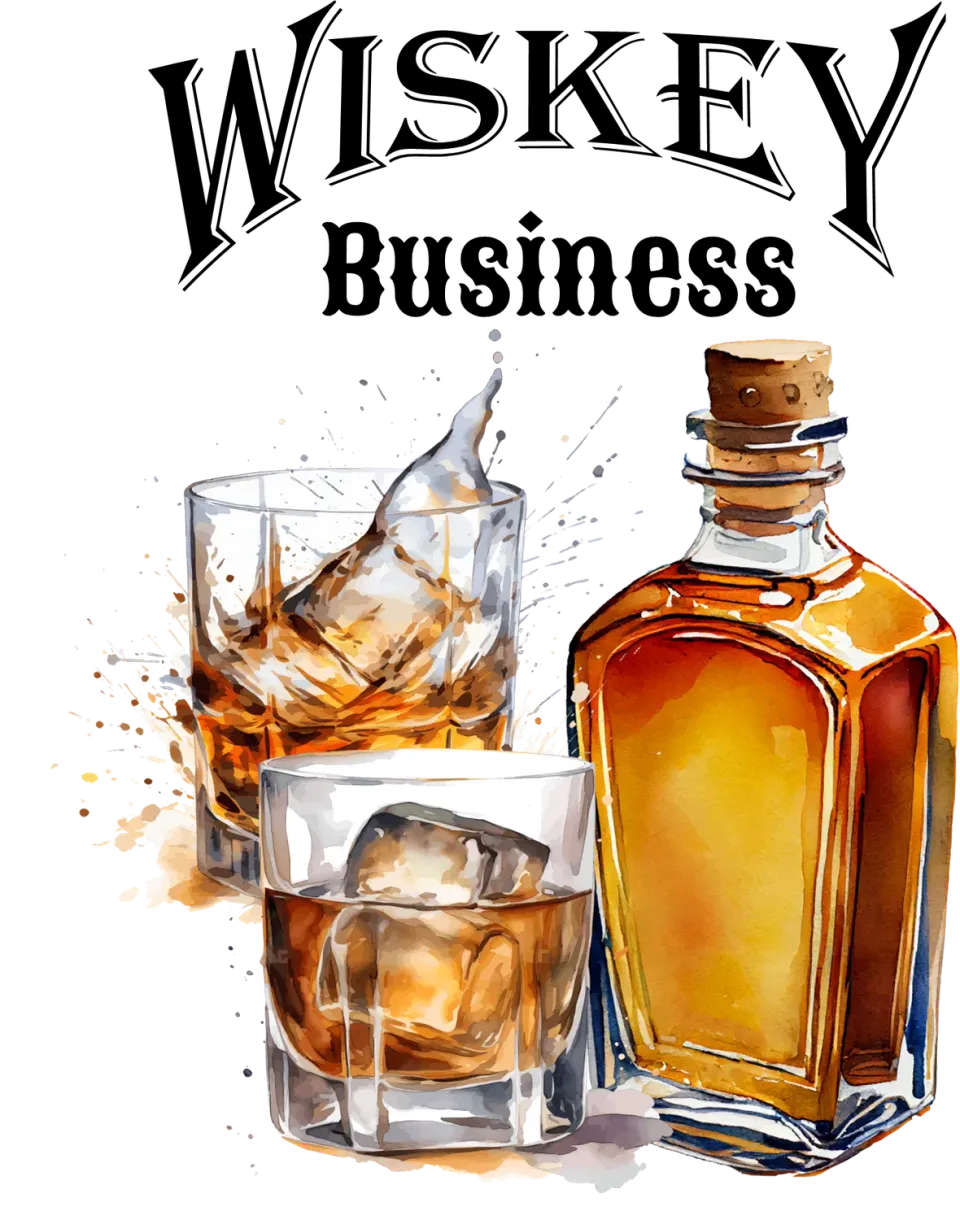 Avery Lane Gifts Whiskey Business t-shirt sjov tekst bomuld